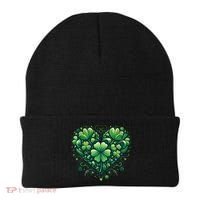 St Patrick's Day Shamrock Clover Heart Beanie thumb 0