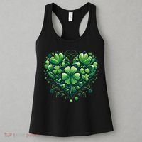 St Patrick's Day Shamrock Clover Heart Women's Tank Top thumb 3