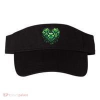 St Patrick's Day Shamrock Clover Heart Visor thumb 0