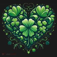 St Patrick's Day Shamrock Clover Heart Tote Bag thumb 4