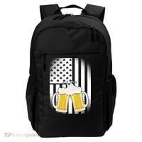 St. Patricks Day Beer Shamrock American Flag Backpack thumb 0