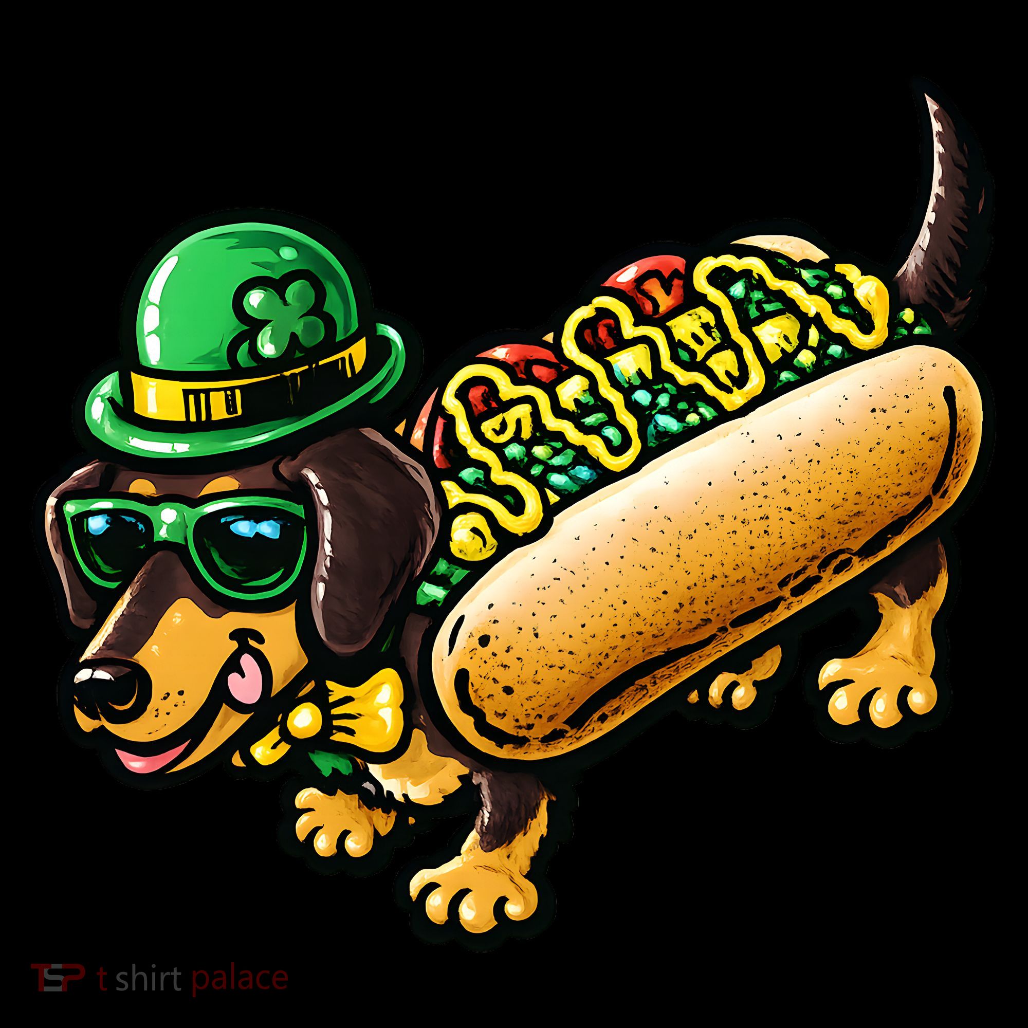 St Patricks Day Chicago Irish Dog Funny Cute USA-Made Doggie Bandana