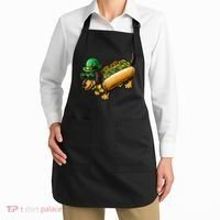 St Patricks Day Chicago Irish Dog Funny Cute Apron thumb 2