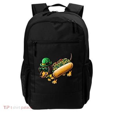 St Patricks Day Chicago Irish Dog Funny Cute Backpack