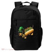 St Patricks Day Chicago Irish Dog Funny Cute Backpack thumb 0