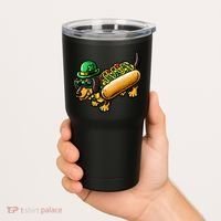 St Patricks Day Chicago Irish Dog Funny Cute Tumbler thumb 2