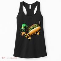 St Patricks Day Chicago Irish Dog Funny Cute Women's Tank Top thumb 0