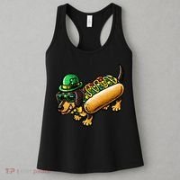 St Patricks Day Chicago Irish Dog Funny Cute Women's Tank Top thumb 3