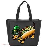 St Patricks Day Chicago Irish Dog Funny Cute Tote Bag thumb 0