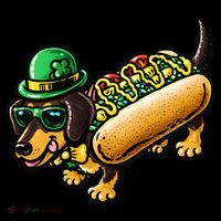 St Patricks Day Chicago Irish Dog Funny Cute Tote Bag thumb 4