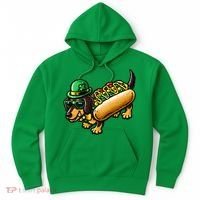 St Patricks Day Chicago Irish Dog Funny Cute Hoodie thumb 0