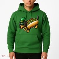St Patricks Day Chicago Irish Dog Funny Cute Hoodie thumb 2