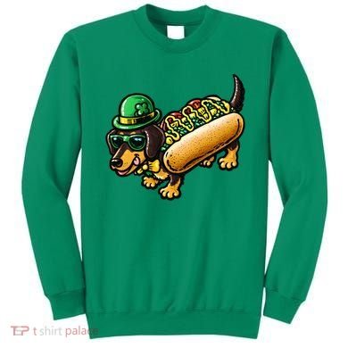 St Patricks Day Chicago Irish Dog Funny Cute Sweatshirt