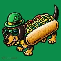 St Patricks Day Chicago Irish Dog Funny Cute T-Shirt thumb 7