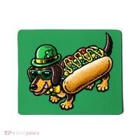 St Patricks Day Chicago Irish Dog Funny Cute Mousepad thumb 0