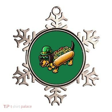 St Patricks Day Chicago Irish Dog Funny Cute Ornament