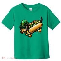 St Patricks Day Chicago Irish Dog Funny Cute Toddler T-Shirt thumb 0
