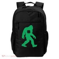 St Patricks Day Lucky Shamrock Clover Big Foot Sasquatch Yeti Backpack thumb 0