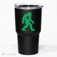 St Patricks Day Lucky Shamrock Clover Big Foot Sasquatch Yeti Tumbler thumb 0