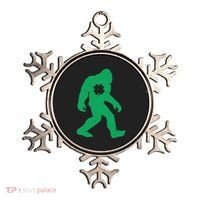St Patricks Day Lucky Shamrock Clover Big Foot Sasquatch Yeti Ornament thumb 0