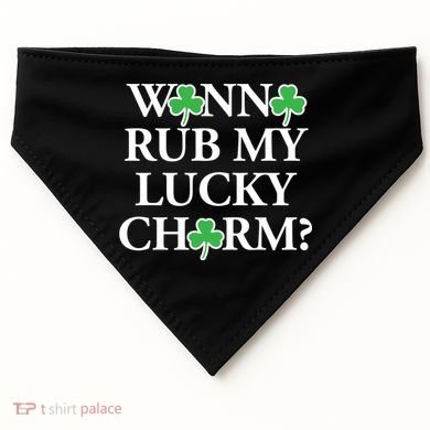 St Patricks Day, Funny St Patricks Day USA-Made Doggie Bandana