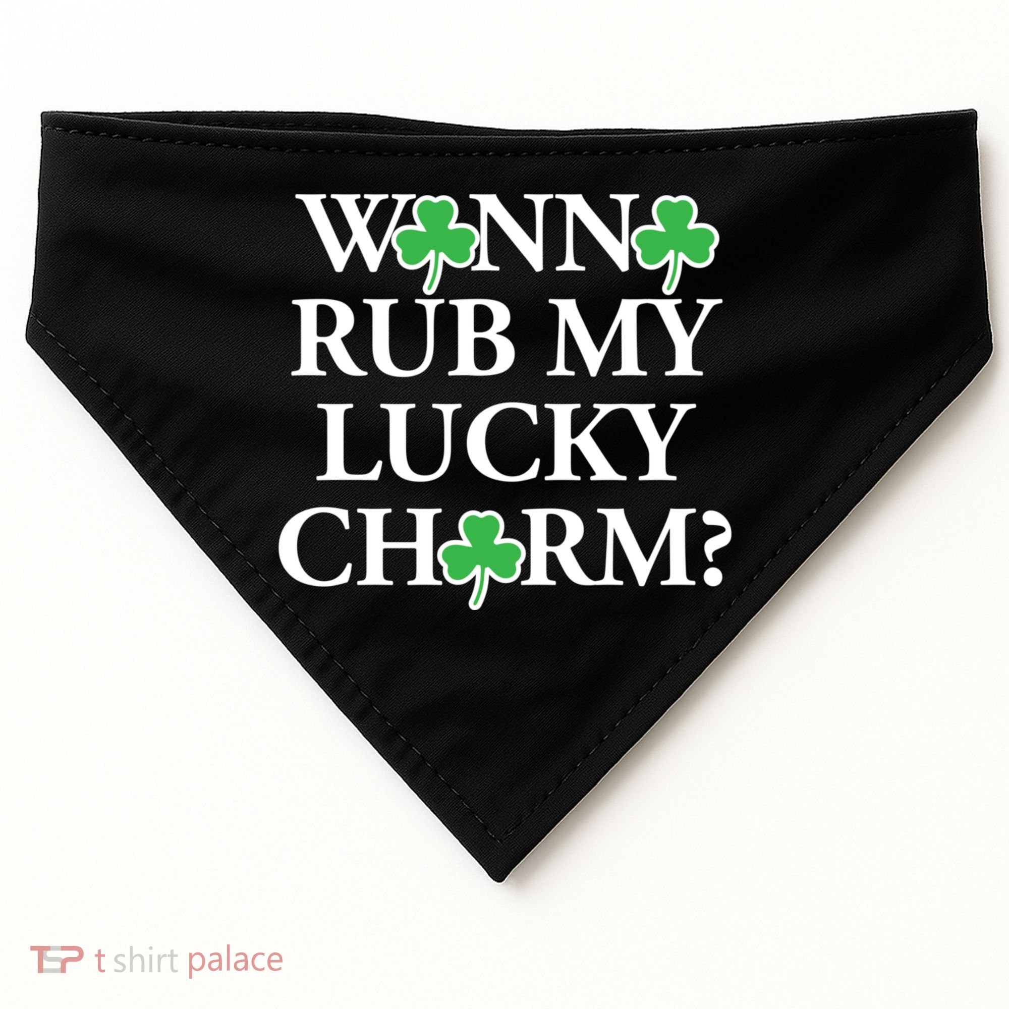 St Patricks Day, Funny St Patricks Day USA-Made Doggie Bandana