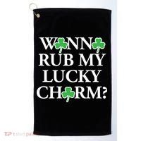 St Patricks Day, Funny St Patricks Day Golf Towel thumb 0