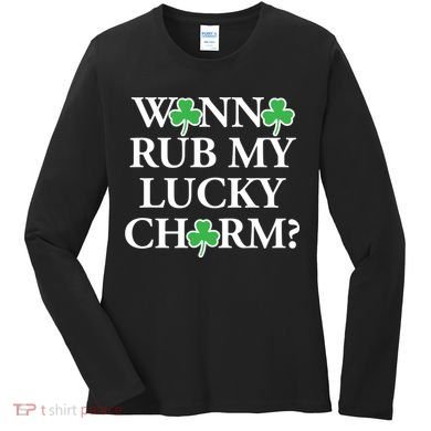 St Patricks Day, Funny St Patricks Day Women's Long Sleeve Shirt