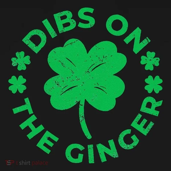 St Patricks Dibs On The Ginger Gift Doggie Tank