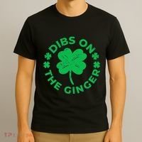 St Patricks Dibs On The Ginger Gift T-Shirt thumb 3