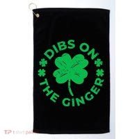 St Patricks Dibs On The Ginger Gift Golf Towel thumb 0