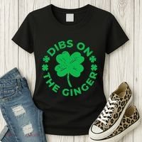 St Patricks Dibs On The Ginger Gift Women's T-Shirt thumb 3