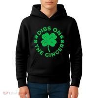 St Patricks Dibs On The Ginger Gift Kids Hoodie thumb 4
