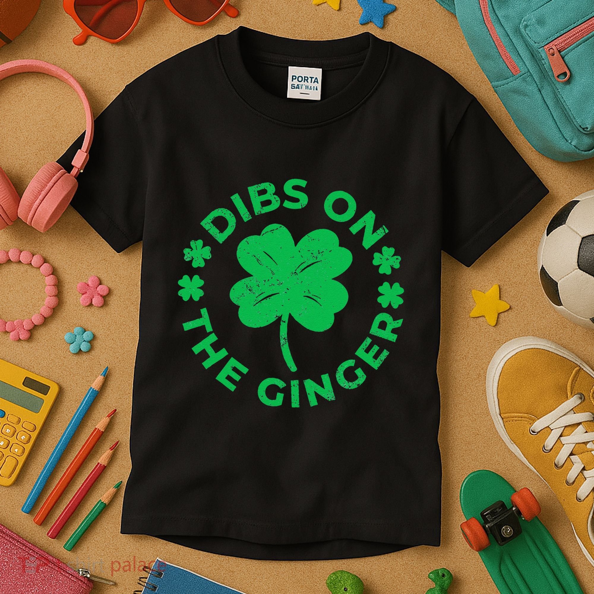 St Patricks Dibs On The Ginger Gift Kids T-Shirt