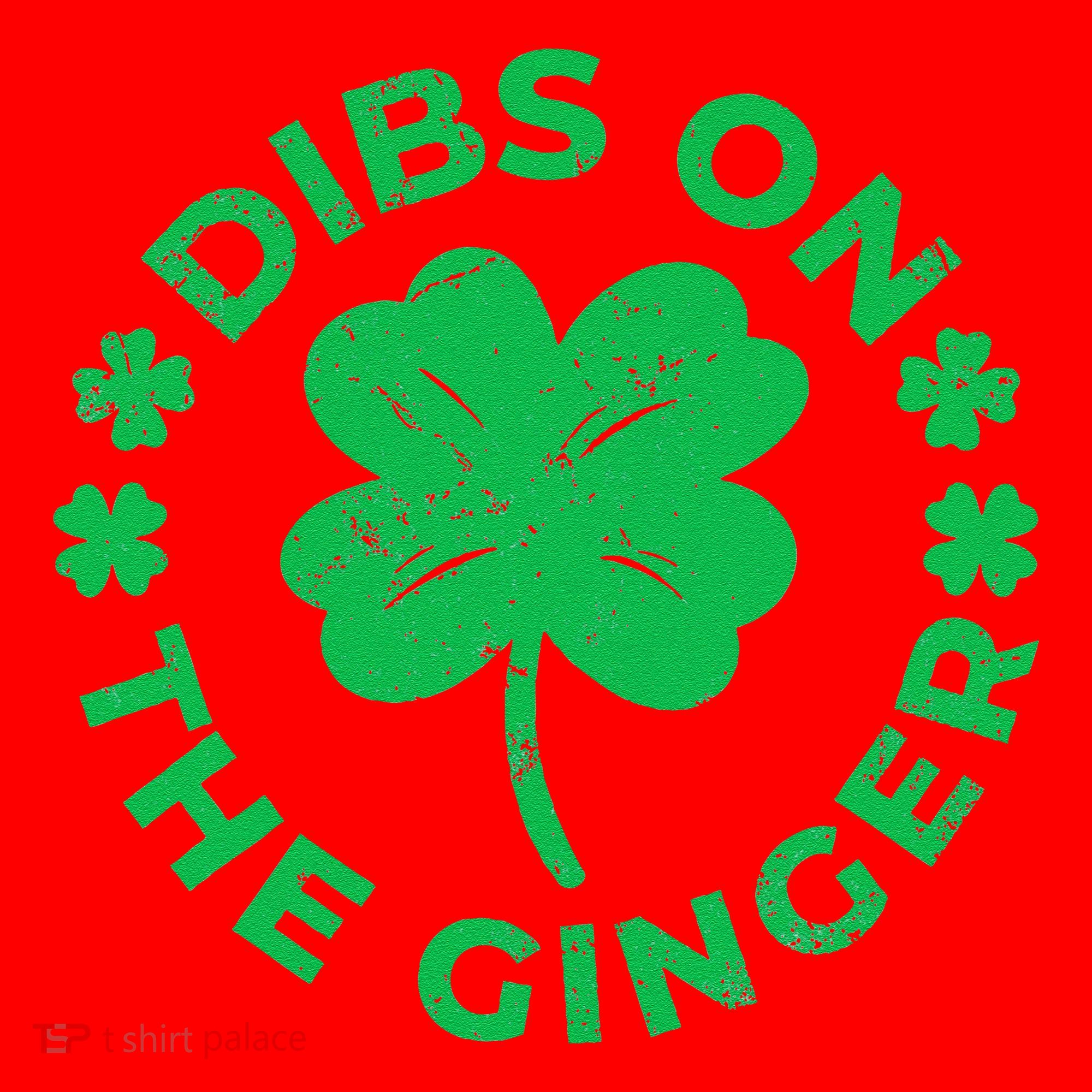 St Patricks Dibs On The Ginger Gift Santa Hat