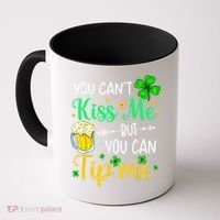 St Patrick's Day Lucky Shamrock Waitress Bartender Waiter Coffee Mug thumb 0