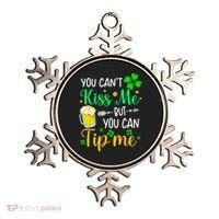 St Patrick's Day Lucky Shamrock Waitress Bartender Waiter Ornament thumb 0