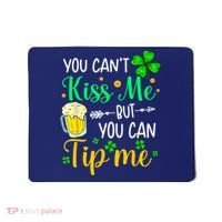St Patrick's Day Lucky Shamrock Waitress Bartender Waiter Mousepad thumb 0