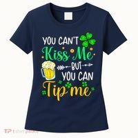 St Patrick's Day Lucky Shamrock Waitress Bartender Waiter Women's T-Shirt thumb 0