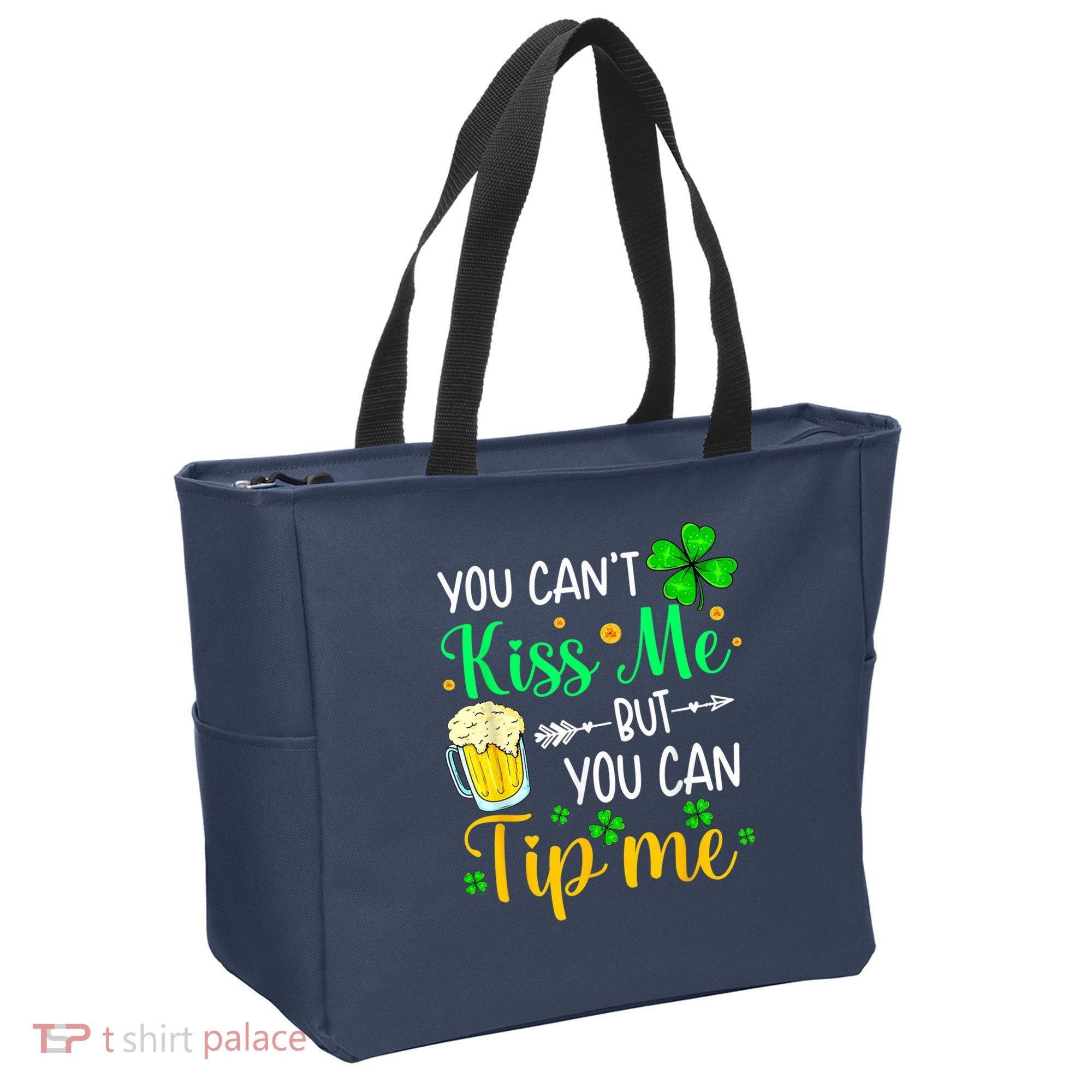 St Patrick's Day Lucky Shamrock Waitress Bartender Waiter Tote Bag