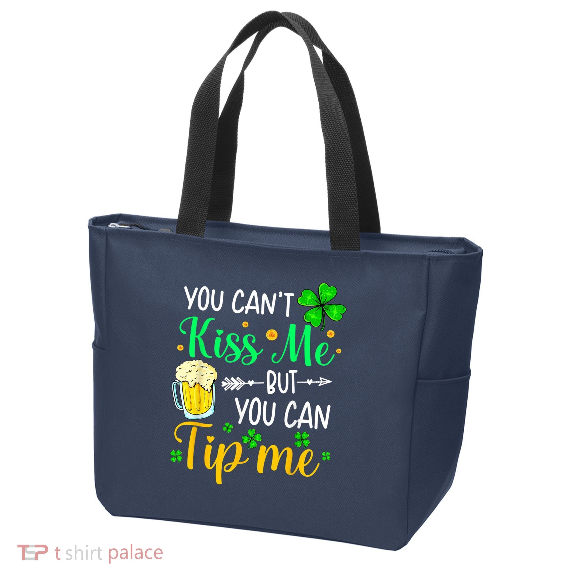St Patrick's Day Lucky Shamrock Waitress Bartender Waiter Tote Bag