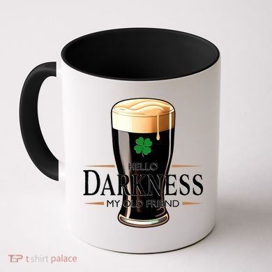 St Patrick's Day Hello Darkness My Old Friend Dark Beer Lover Coffee Mug