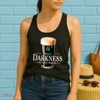 St Patrick's Day Hello Darkness My Old Friend Dark Beer Lover Women's Tank Top thumb 2