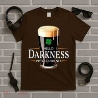 St Patrick's Day Hello Darkness My Old Friend Dark Beer Lover T-Shirt thumb 5