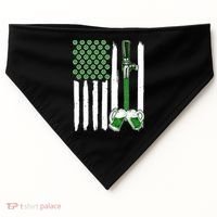 St. Patrick's Day Beer Tap USA American Flag USA-Made Doggie Bandana thumb 0
