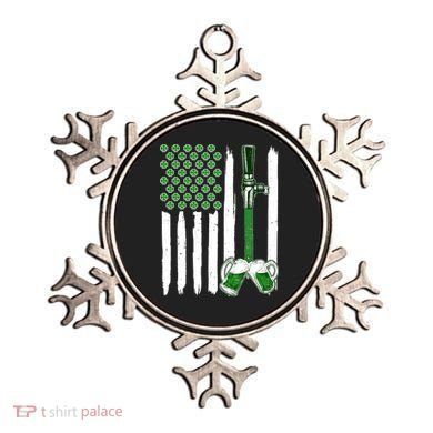 St. Patrick's Day Beer Tap USA American Flag Ornament