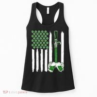 St. Patrick's Day Beer Tap USA American Flag Women's Tank Top thumb 0