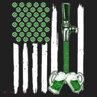 St. Patrick's Day Beer Tap USA American Flag Hat thumb 2