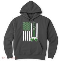 St. Patrick's Day Beer Tap USA American Flag Hoodie thumb 0