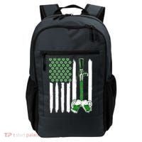 St. Patrick's Day Beer Tap USA American Flag Backpack thumb 0